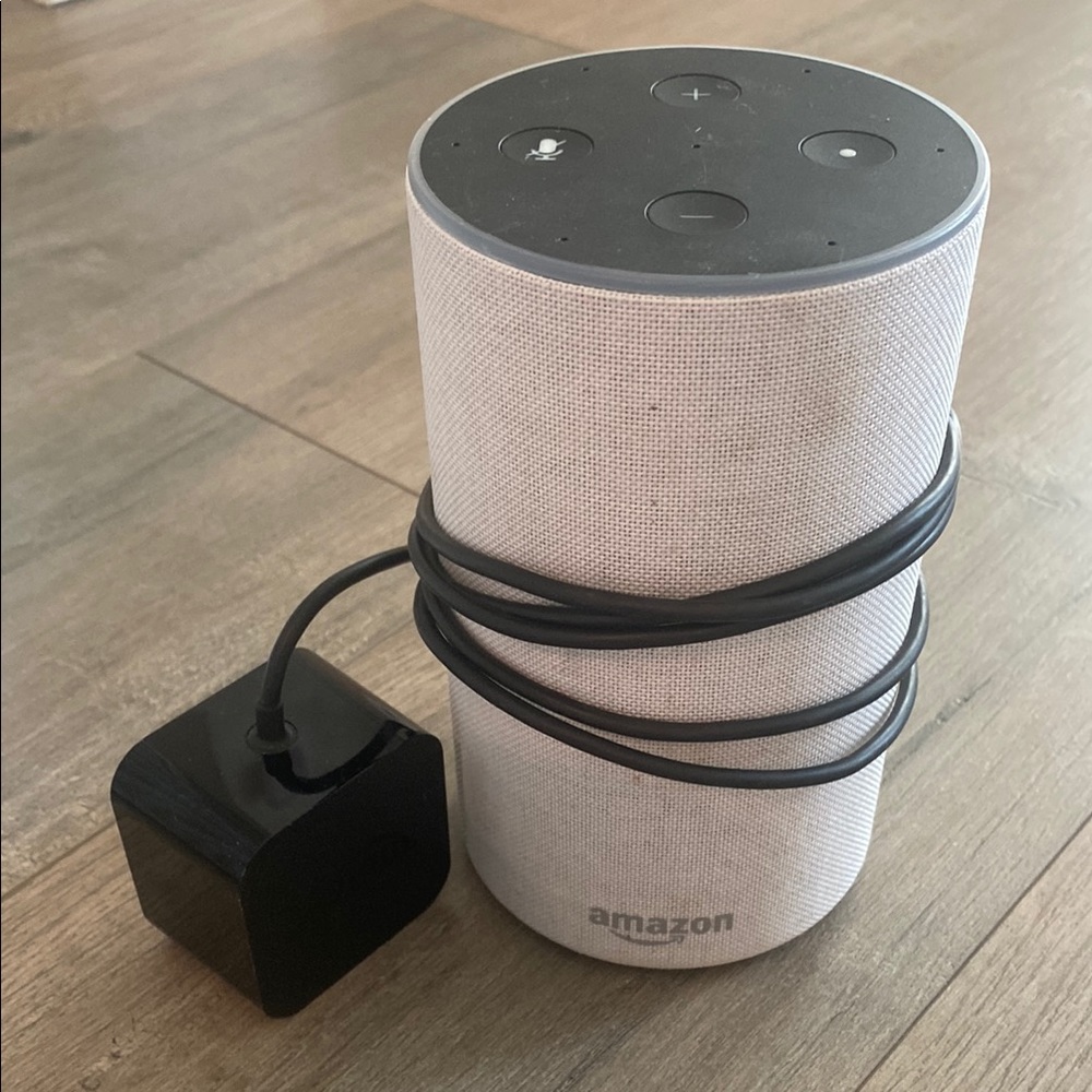 Amazon Echo Smart Speaker in White
